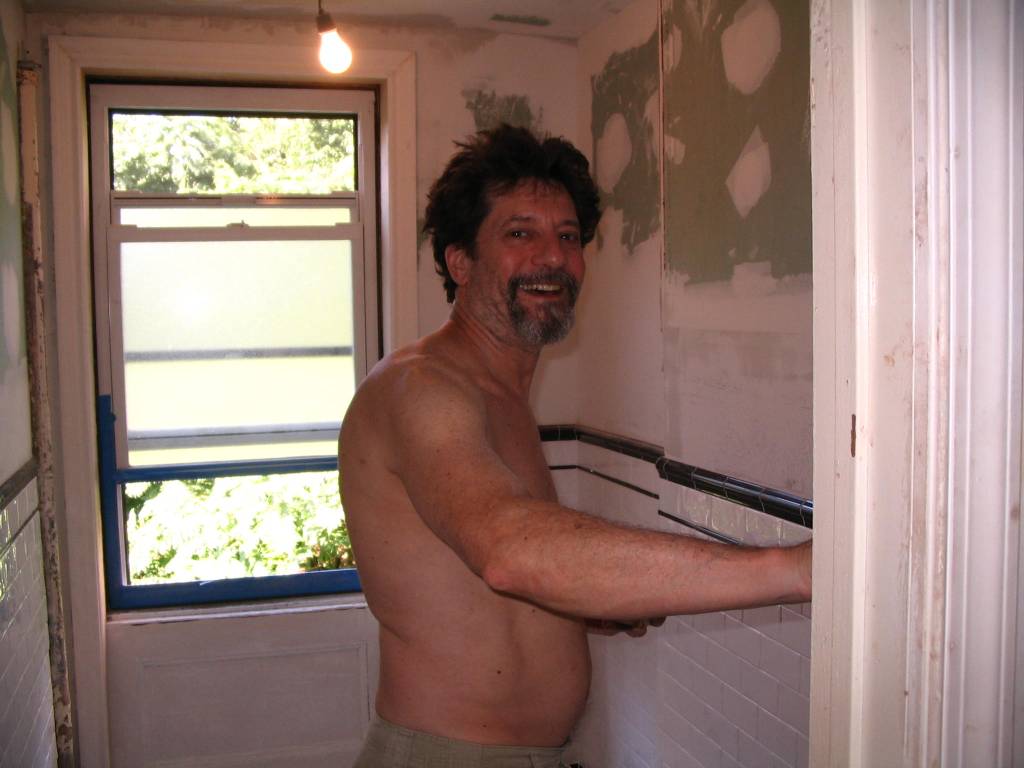 Our painter and plasterer, Jeff Robins